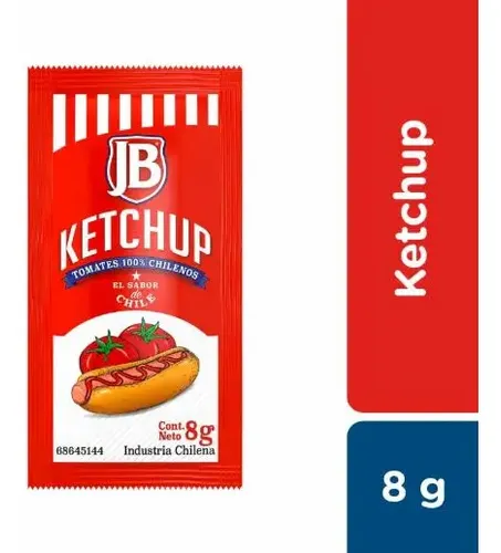 Ketchup Sachet 8 grs x 528 uds JB caja