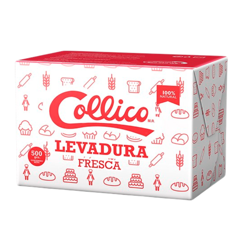 Levadura Fresca Collico c 500 grs Unidad