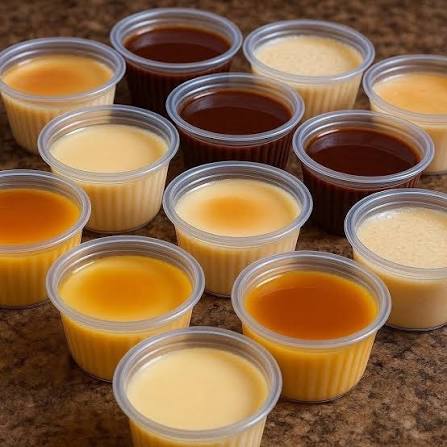 Flan diferentes sabores kilo